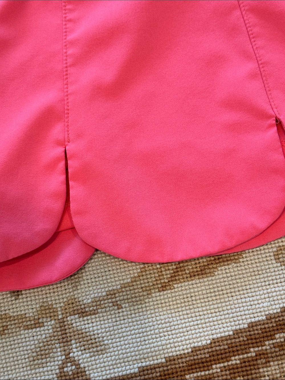 Fila Coral Pink Scalloped Athletic Skort - size Small - Picture 3 of 5